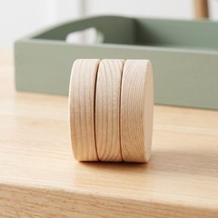 20Pcs Unfinished Pine Wood Rounds for Crafts Durable Home DIY Decorations