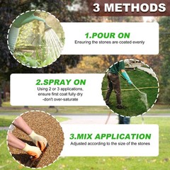 Mulch Glue – 1 Gallon Concentrate Gravel Lock, Strong Landscape Adhesive