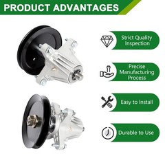 918-06991 618-06991 Spindle Assembly for MTD Troy Bilt Craftsman 42 Inch Mowe…
