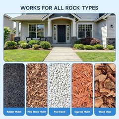 Mulch Glue for Landscaping Ready-to-Use Rock & Gravel Glue, Fast 1 Gallon