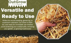 1 Cubic Foot of 100% All Natural Wheat Straw | 4 Pound Box