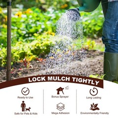 Mulch Glue – 1 Gallon Concentrate Gravel Lock, Strong Landscape Adhesive