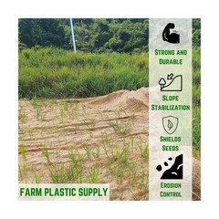 Farm Plastic Supply – Erosion Control Blanket – Straw Garden and Landscape Co…