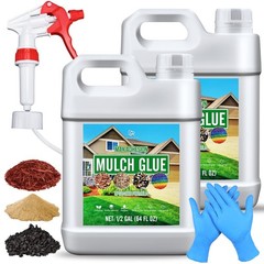 Mulch Glue – 1 Gallon Concentrate Gravel Lock, Strong Landscape Adhesive