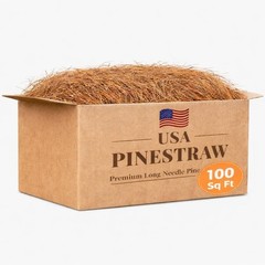 Organic Pine Straw Mulch Natural Weed Control Moisture Retention Landscaping New