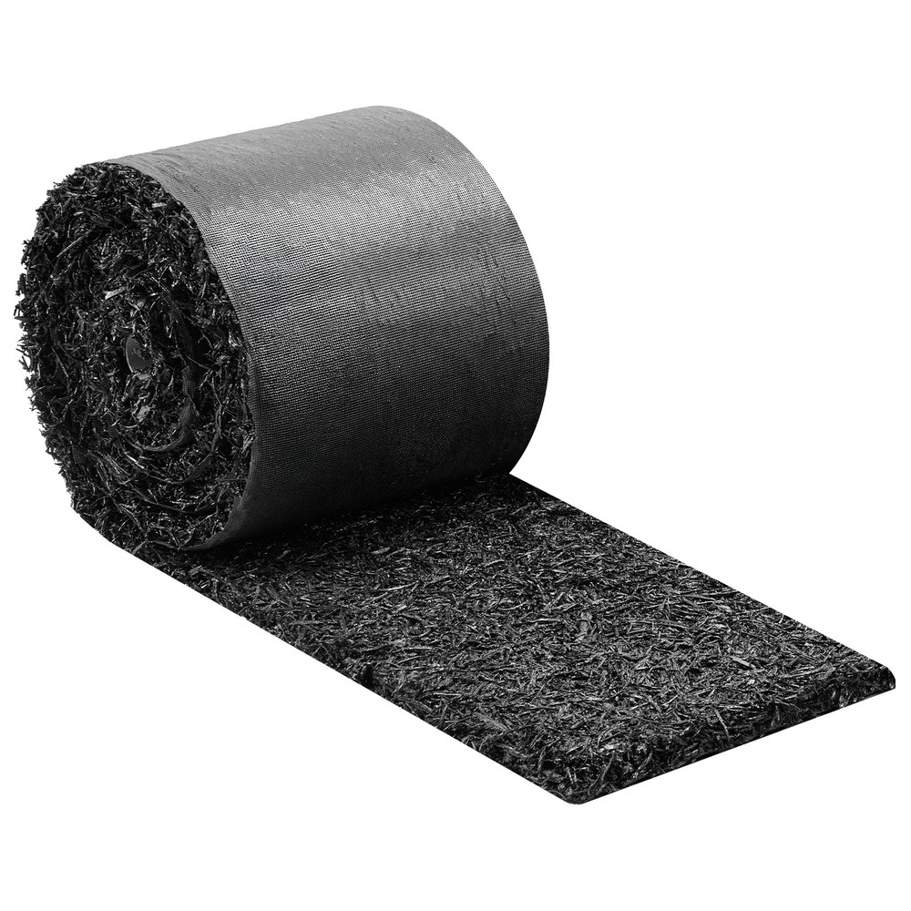 Uimoso Recycled Rubber Mulch Roll 140 x 5.5 in Garden Border and Pathway Mat