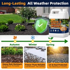 Jdiction Mulch Binder 2 Gallon – Binder For Bark Driveway Pea –