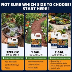 Jdiction Mulch Binder 2 Gallon – Binder For Bark Driveway Pea –