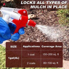 Mulch Glue – 1 Gallon Concentrate Gravel Lock, Strong Landscape Adhesive