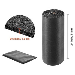 Rubber Mulch Roll 96 x 24in for Landscaping Garden Pathway Mat 2 Rolls