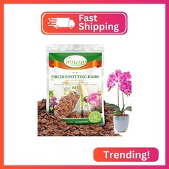 Legigo 8 Quarts Organic Orchid Potting Bark- All Natural Orchid Bark Potting Mix