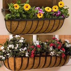 Half Round Natural Coconut Fiber Basket Liner Perfect for Flower Arrangements