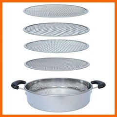 Soil Sifter with Handle – Includes 4 Replaceable Mesh Screens 3mm/6mm/9mm/12m…