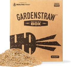 GardenStraw Mulch Box 2 cu ft 10 lb – All-Natural Sustainable Wheat Straw
