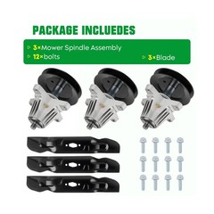 Youxmoto 618-09236 Blade Spindle Kit for 54 Inch Deck Cub Cadet MTD Craftsman…