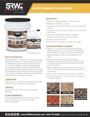 SRW Products Mulch Stabilizer