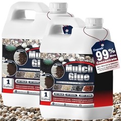 Mulch Glue, Rock Glue for Landscapinglon Gravel Glue Strong Adhesion of 2 Gal