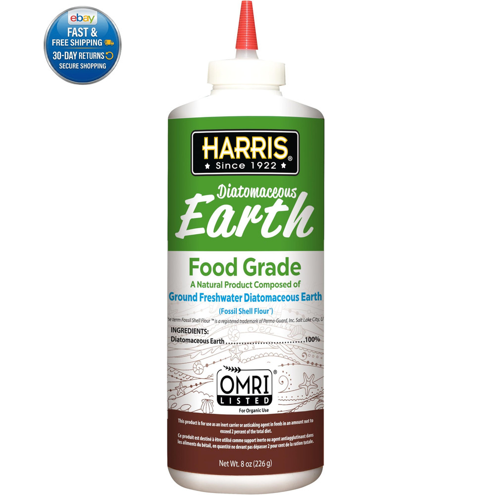 Diatomaceous Earth Food Grade, Half Pound with Easy 8oz, Natural