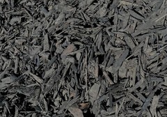 MIGHTY109 Bold Black Wood Chip Mulch. 42 Quarts, Landscape, Garden, Flower Mulch