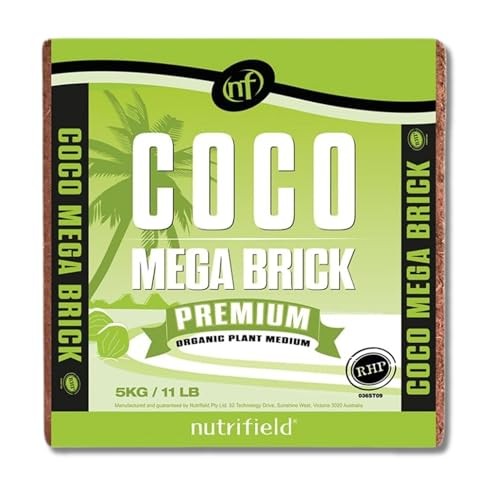 Coco Coir Mega Brick Organic Coconut Coir 11 Pound Coco Fiber Compressed Block