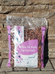 Orchid Bark 6 Quart White Fir – Approximate size of pieces 1/4″ to 3/4″