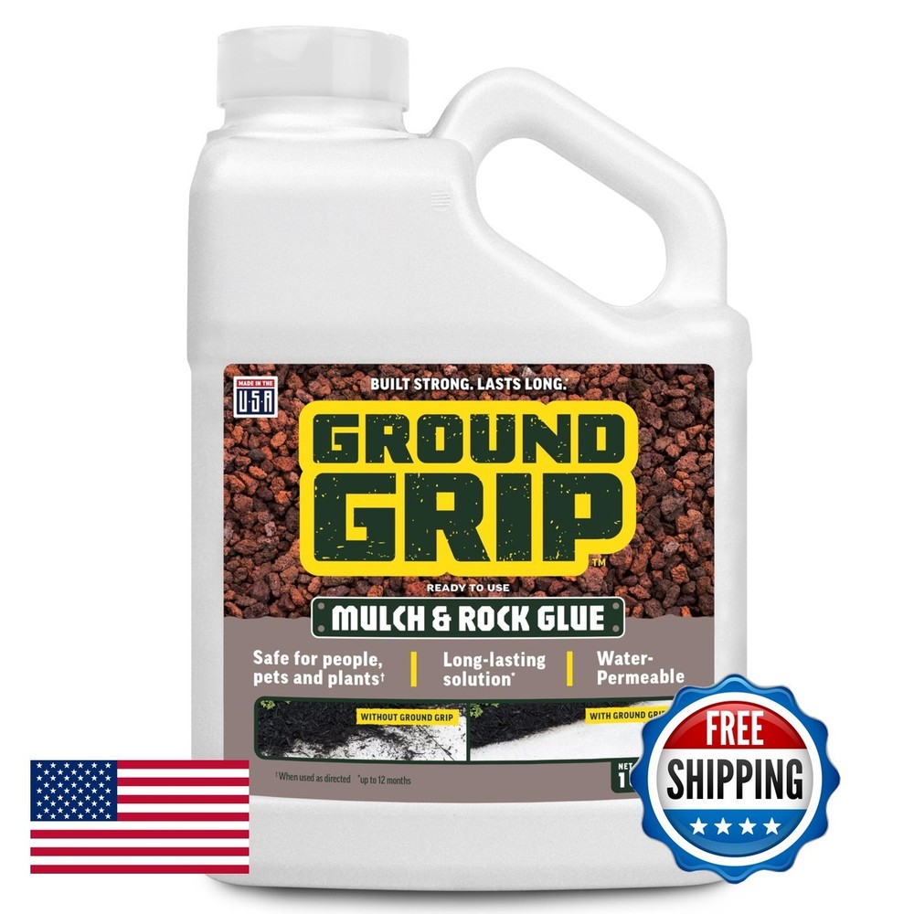 Pennington Ground Grip Mulch & Rock Glue, 1 Gallon for Landscaping