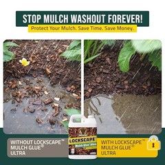 Lockscape for Landscaping Ultra Concentrated () – Lasts Up 64 Ounce Mulch Glue