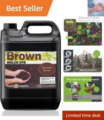 Premium Mulch Color Concentrate – 11,200 Sq. Ft. – Pure Chocolate Brown Mulch…