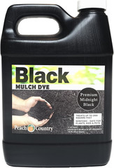 Mulch Dye Midnight Black Quart, Mulch Paint Concentrate for Pump Sprayer Coverag