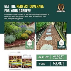 Lockscape for Landscaping Ultra Concentrated () – Lasts Up 64 Ounce Mulch Glue