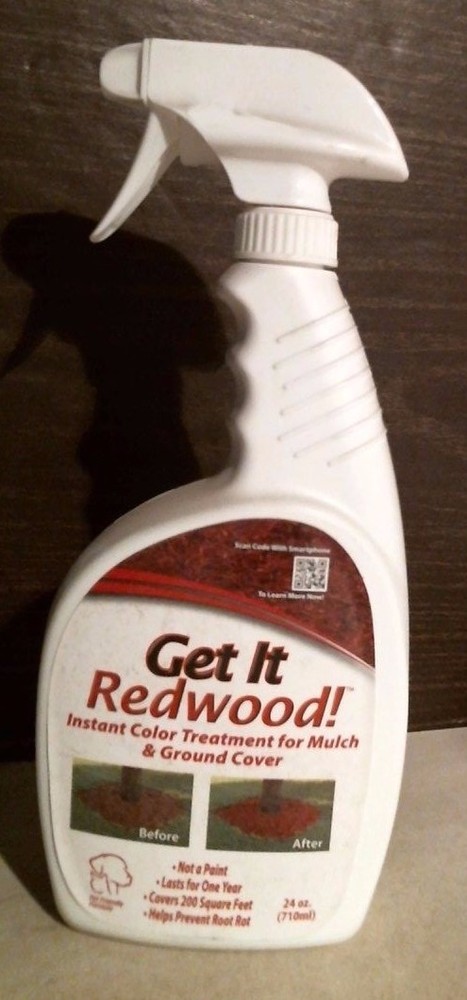 Science Solutions 43821 Get It Redwood Color Treatment for Mulch 24 Oz. FS
