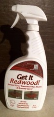 Science Solutions 43821 Get It Redwood Color Treatment for Mulch 24 Oz. FS