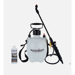 Mulch Wizard DIY Kit: Gallon Sprayer Pump, Colorant, Restores Faded Mulch