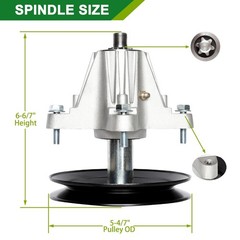 918-06991 618-06991 Spindle Assembly for MTD Troy Bilt Craftsman 42 Inch Mowe…
