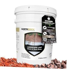 Mulch & Rock Bond – Binder for Mulch, Rock, Bark, & Pea Gravel, Safe 5 Gallon
