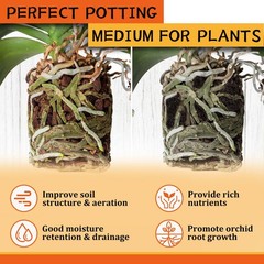 Legigo 10 Quarts Organic Orchid Potting Bark- All Natural Orchid Bark Potting
