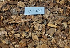 Orchid Bark 6 Quart White Fir – Approximate size of pieces 1/4″ to 3/4″