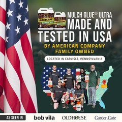 Lockscape Ultra Mulch Glue for Landscaping, 1 Gallon | Lasts Up to 2 Years, N…