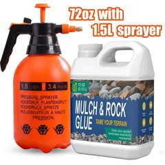 Mulch Glue for Landscaping, Ready to Use Fast-Dry Non-Toxic, Strong