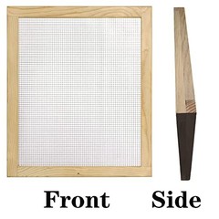 Soil Sifter for Garden, Multi-Purpose Wood Compost Dirt 17.32*19.68*1.34inch