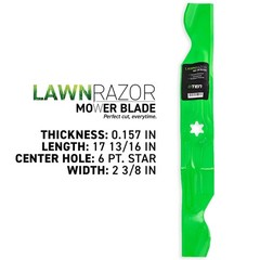 8TEN LawnRAZOR Mower Blade Set for Cub Cadet 942-04053C MTD Troy-Bilt RZT 50 …