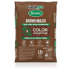 Lot of 6 Bags of Earthgro Wood Shredded Bagged Mulch 1.5 cu. ft. per bag