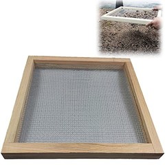Soil Sifter for Garden, Multi-Purpose Wood Compost Dirt 17.32*19.68*1.34inch