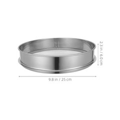 Soil Sifter Stainless Steel Mesh Garden Sieve for Potting Soil Compost Rock