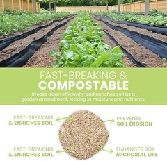 Hemp Garden Mulch – All Natural HURD for Vibrant Gardens, Vegetables and Trees