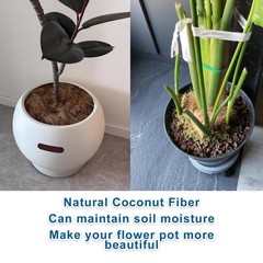 Coconut Husk Fiber Mulch for Orchids – 0.66 lbs Natural Plant Care