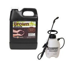 Peach Country Premium Mulch Color Concentrate and 1 Gallon Pump Sprayer