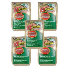 EZ Straw Seeding Mulch with Tack, 2.5 Cubic Feet (Pack of 5)