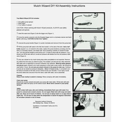 Mulch Wizard DIY Kit: Gallon Sprayer Pump, Colorant, Restores Faded Mulch