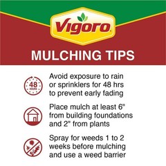 Lot of 6 Bags of Vigoro Premium Wood Shredded Bagged Mulch 2 cu. ft. per bag